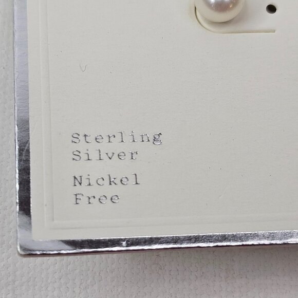 A New Day Freshwater Pearl Earring Duo Sterling Silver Set 2 - Picture 2 of 5